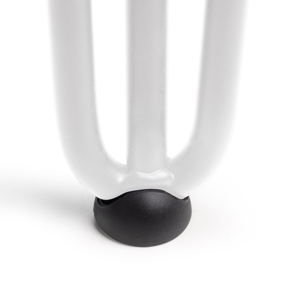 Gambe da tavolo a 3 bastoncini 71 cm Hairpin in acciaio verniciato bianco