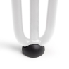 Gambe da tavolo a 3 bastoncini 71 cm Hairpin in acciaio verniciato bianco