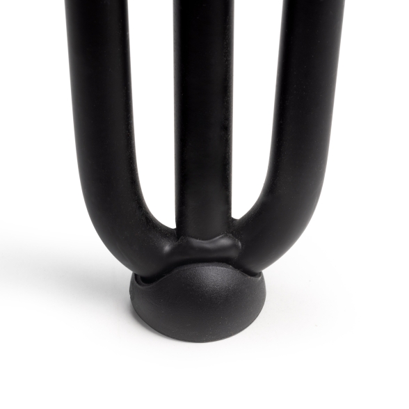 Gambe da tavolo a 3 bastoncini 71 cm Hairpin in acciaio verniciato nero