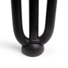 Gambe da tavolo a 3 bastoncini 71 cm Hairpin in acciaio verniciato nero