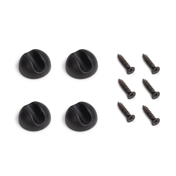 Gambe da tavolo a 3 bastoncini 71 cm Hairpin in acciaio verniciato nero