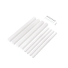 Gambe quadrate 50x50 mm con struttura 750x750 mm per tavolo in acciaio verniciato bianco