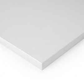 Piano d'appoggio bianco per tavolo 115x75 cm in legno