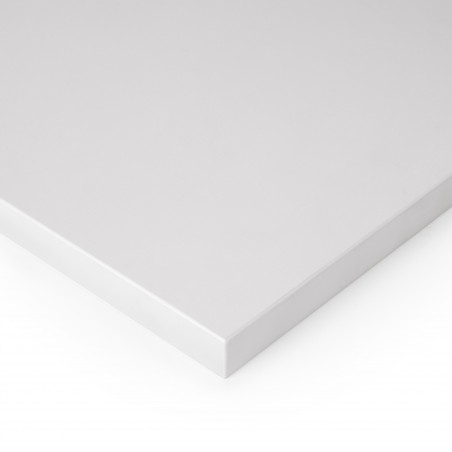 Piano d'appoggio bianco per tavolo 115x75 cm in legno