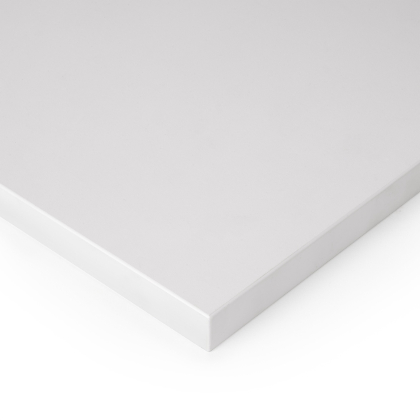 Piano d'appoggio bianco per tavolo 60x20 cm in legno