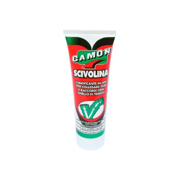 Camon Scivolina 095100 250 ml Scivolante protettivo in gel per tubi e raccordi in pvc