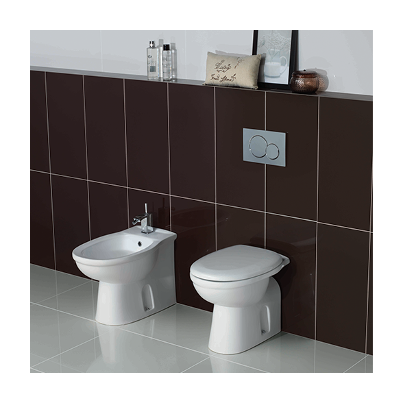 WC filo muro scarico a parete Karla RAK Ceramics KAWC00004-Lovebrico