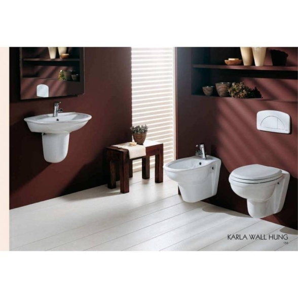 Lavabo 485 x 600 mm con colonna o semicolonna Karla RAK Ceramics KAWB00004