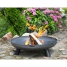 Barbecue Artigianale Con Braciere In Ferro E Griglia Sospesa Su Treppiede Bali 70 cm Cook King