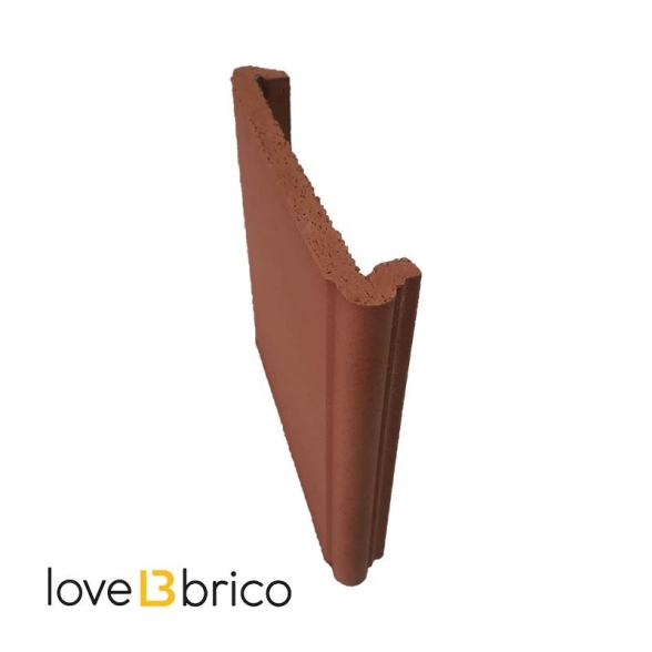 Coprimuro doppio torello in cotto trattato interno 30,5 cm Cotto Furnò