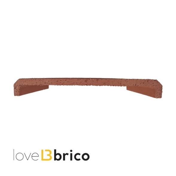 Coprimuro interno 25,5 cm in cotto con trattamento idrorepellente Cotto Furnò