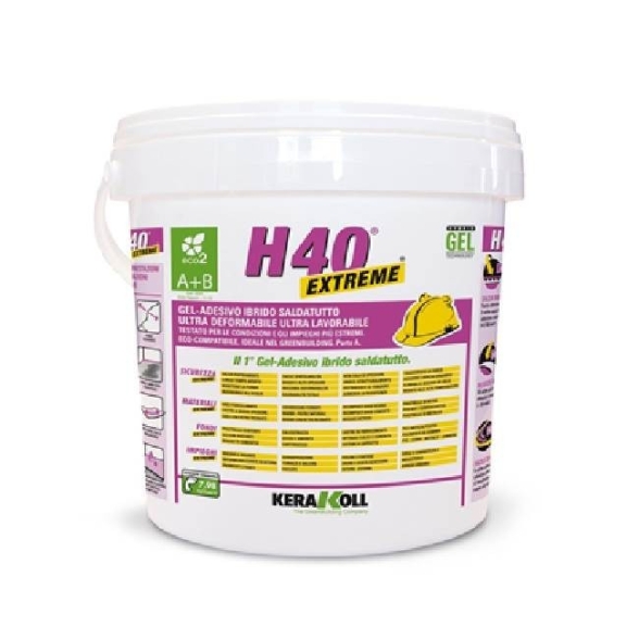 Kerakoll H40 Extreme 10 kg 08226 bianco Gel adesivo ibrido