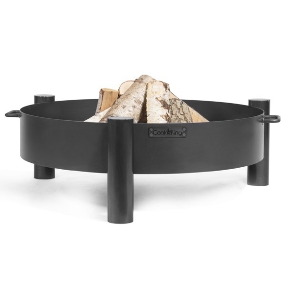 Barbecue Artigianale Con Braciere In Ferro E Griglia Sospesa Su Treppiede Haiti 80 Cm Cook King