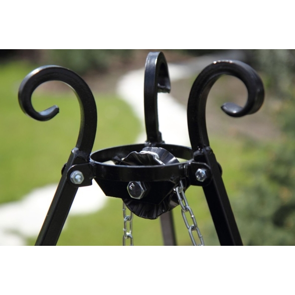 Barbecue Artigianale In Ferro Arco Treppiedi Santiago 70 cm Cook King