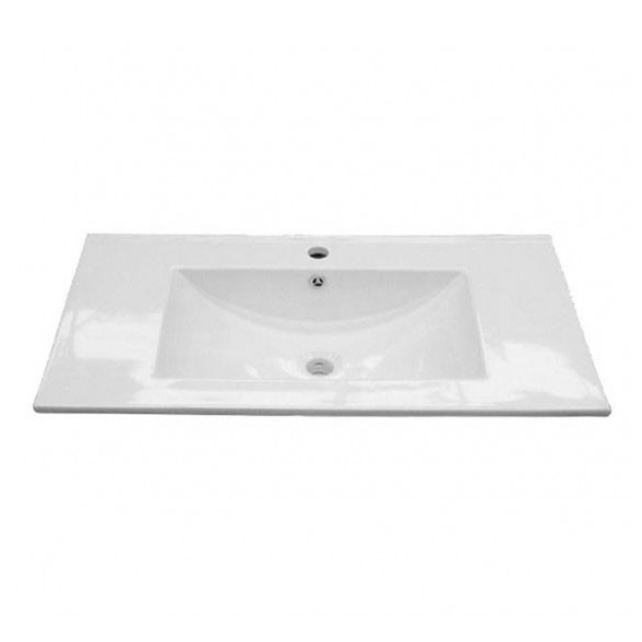 Mobile Bagno Da Terra Lavabo Specchio Colonna Athena 80 Rovere Alaska