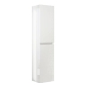 Mobile da bagno sospeso 80 cm con colonna bianco lucido