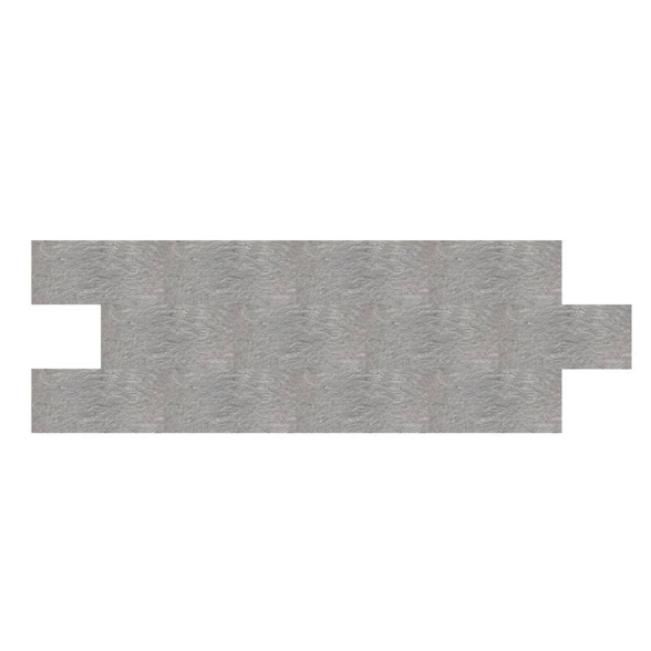Pavimento Per Esterni Grès 15x30 Effetto Roccia Ardesia Grigio R11 Grès Porcellanato
