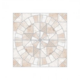 Pavimento grès porcellanato da esterno 34 x 34 cm Ceramiche San Nicola Ventaglio Pavé Gubbio Light