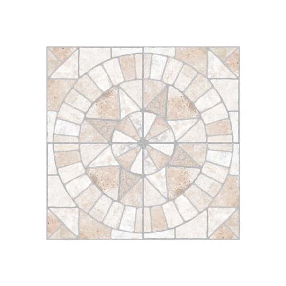 Pavimento grès porcellanato da esterno 34 x 34 cm Ceramiche San Nicola Ventaglio Pavé Gubbio Light