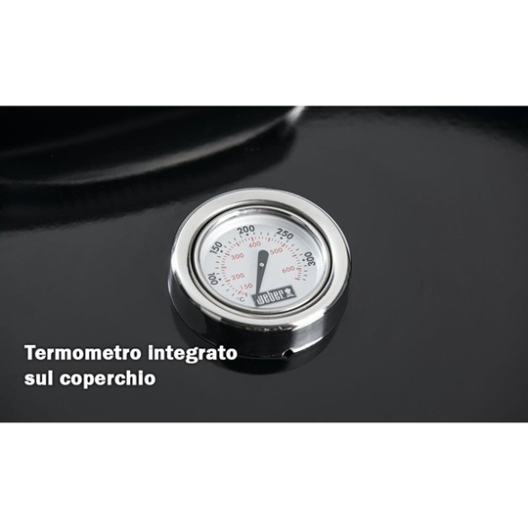 Master Touch E-5750 Weber Barbecue A Carbone 57 Cm Con Coperchio Nero