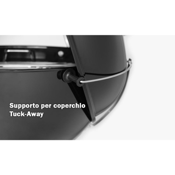 Master Touch E-5750 Weber Barbecue A Carbone 57 Cm Con Coperchio Nero