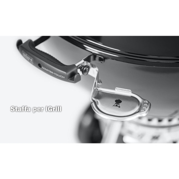 Master Touch E-5750 Weber Barbecue A Carbone 57 Cm Con Coperchio Nero