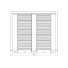 Pergola Bioclimatica 3.6x4 In Alluminio Bianca Ocean Bizzotto