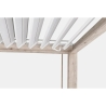 Pergola Bioclimatica 3x4 In Alluminio Effetto Legno Ocean Bizzotto