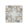 Pavimento grès porcellanato smaltato 34 x 34 Cocci Doghe Mix