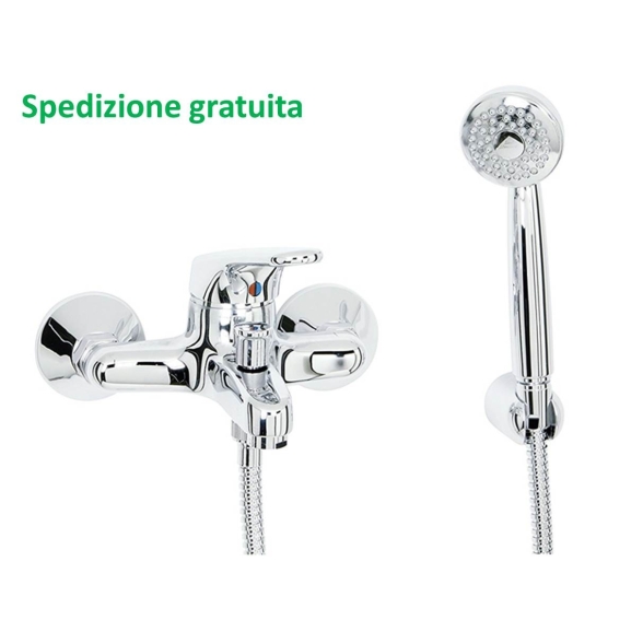 Miscelatore vasca doccia duplex Ideal Standard serie Ceraplan B1125 cromato