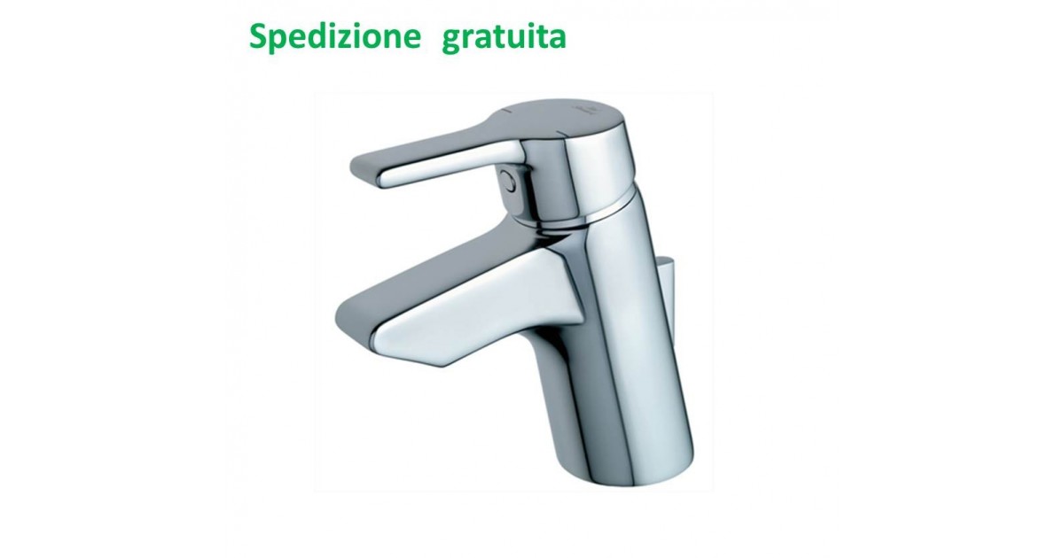 Miscelatore lavabo Ideal Standard serie Active scarico con piletta B8057 cromato