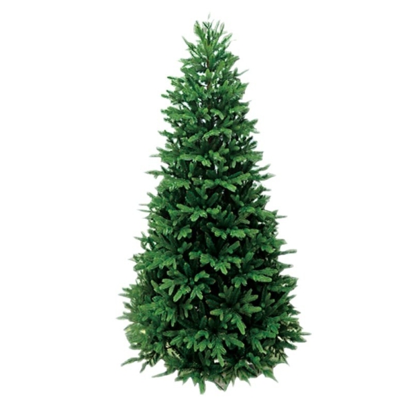Albero di Natale abete artificiale verde 180 cm Brennero Slim 1861 rami
