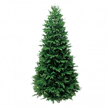Albero di Natale abete artificiale verde 210 cm Brennero Slim 2414 rami