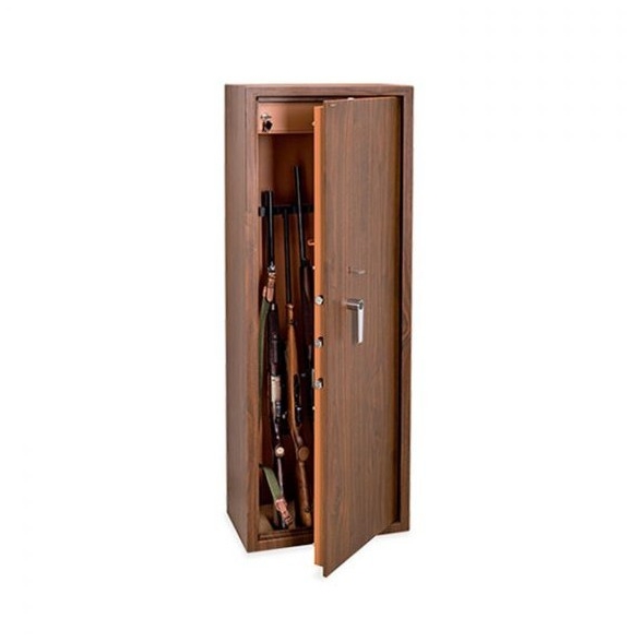 Armadio Portafucili Legno TCL/10 Fuciliera 10 Posti Con Tesoretto