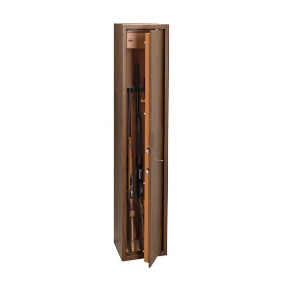 Armadio Portafucili Legno TCL/4 Fuciliera 4 Posti Con Tesoretto