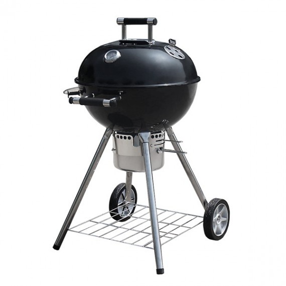 Barbecue A Carbone Tondo Con Coperchio E Termometro 57 Cm Boer Grill
