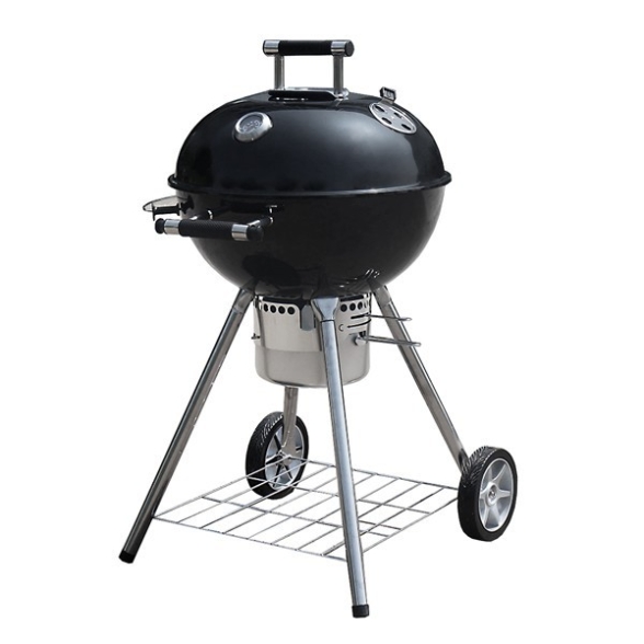 Barbecue A Carbone Tondo Professionale Con Coperchio E Termometro Kettle 57 Cm Boer Grill