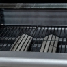 Barbecue a gas con pietra lavica due fuochi e fornello laterale KeGrill