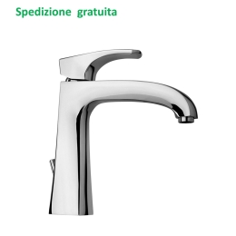 Miscelatore lavabo Paini serie Lady scarico con piletta 89CR211 cromato