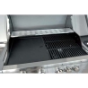 Barbecue A Gas Acciaio Inox 4 Fuochi Con E Griglia In Ghisa E Fornello