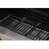 KeGrill Barbecue a gas in acciaio inox con pietra lavica 4 fuochi e piastra in ghisa
