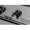 KeGrill Barbecue a gas in acciaio inox con pietra lavica 4 fuochi e piastra in ghisa