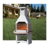 Barbecue a legna in cemento e marmo granulato Oasi Crystal Sunday