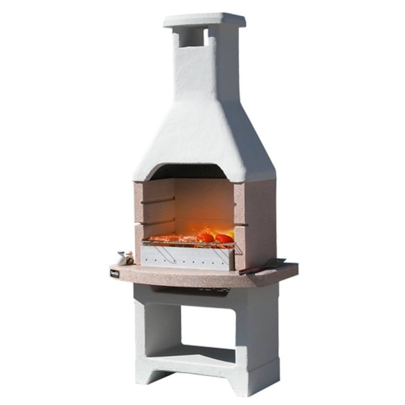 Barbecue a legna in cemento e marmo granulato Oasi Crystal Sunday
