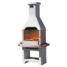 Barbecue a legna in cemento e marmo granulato Oasi Crystal Sunday