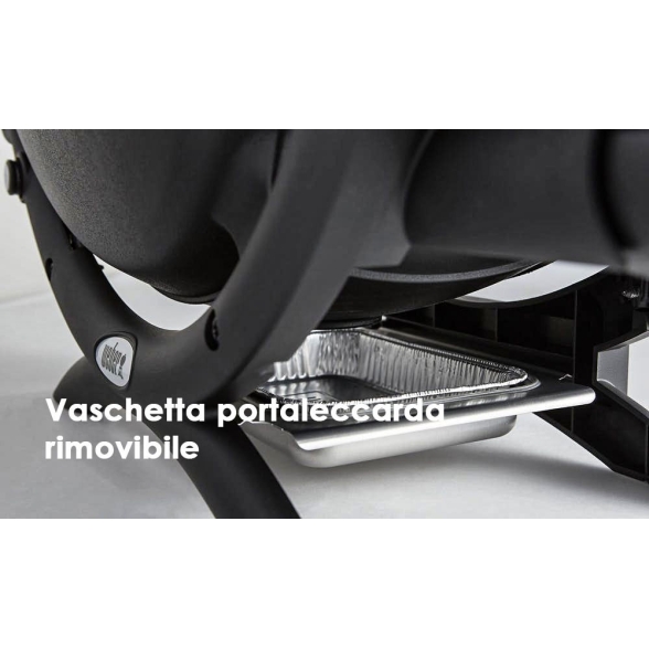 Barbecue elettrico Weber Q 1400 Con Griglia In Ghisa Di Acciaio 2,2 kW