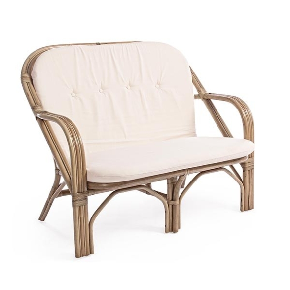 Set Salotto In Rattan Con Cuscini Divano Poltrone E Tavolino Golf Bizzotto