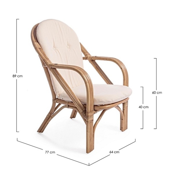 Set Salotto In Rattan Con Cuscini Divano Poltrone E Tavolino Golf Bizzotto