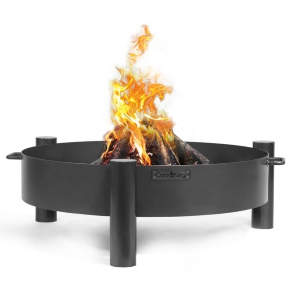 Braciere Da Giardino A Legna Artigianale In Acciaio Design Haiti 70 Cm Cook King