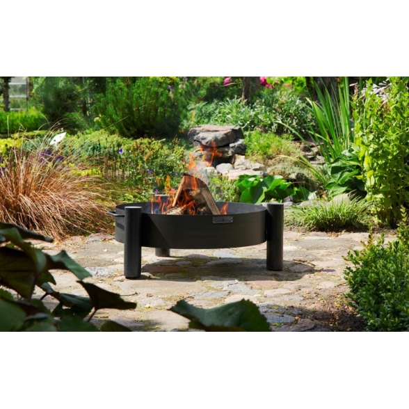 Braciere Da Giardino A Legna Artigianale In Acciaio Design Haiti 70 Cm Cook King
